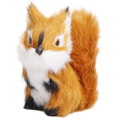 Eichhörnchen Deko Figur Eichhörnchen aus Plüsch Tier in