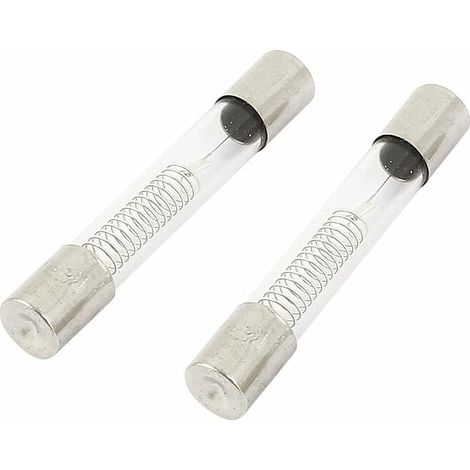 Microwave Oven Fuse 5KV - 6mm x 40mm Glass Tube Fuse (Pack of 5, 0.8A) (1/4)