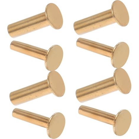 Rivets En Acier Inoxydable Pour Manches De Couteaux 1,4 Cm, Rivets Pop Solides En Acier, Fixation Robuste Pour Poignée De Couteau Cuisine, Kit Bricolage Réparation Et Remplacement (1/5)