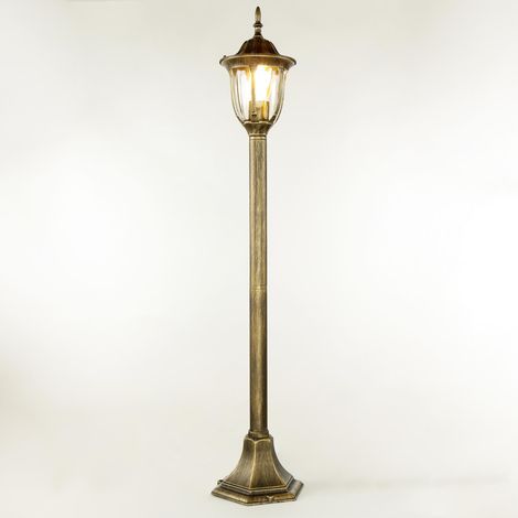 pavimento lampada esterna lampada da tavolo lampada Milano metallo vetro antikgold ø19cm H: 102 centimetri IP43 (1/5)
