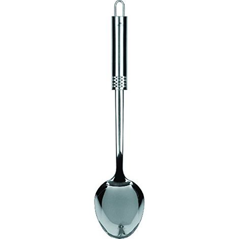 Fackelmann Nirosta Cucchiaio da Portata con Manico Ovale 31,5 cm in Acciaio Inox, Inossidabile, Argento, 31.5 x 7.5 x 4 cm (1/3)