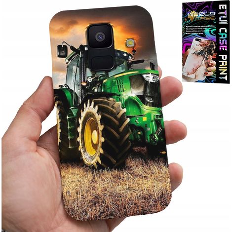 Custodia per Samsung A6 2018 - trattore agricolo + vetro (1/5)