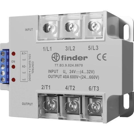 Finder Halbleiterrelais 77A382308671 25 A Schaltspannung (max.): 660 V/AC Momentanwertschaltend 1 St