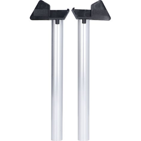 Kit de 2 gouttières de drainage argentées pour serre, comprenant un tuyau de descente et un récupérateur d'eau de pluie. (1/5)