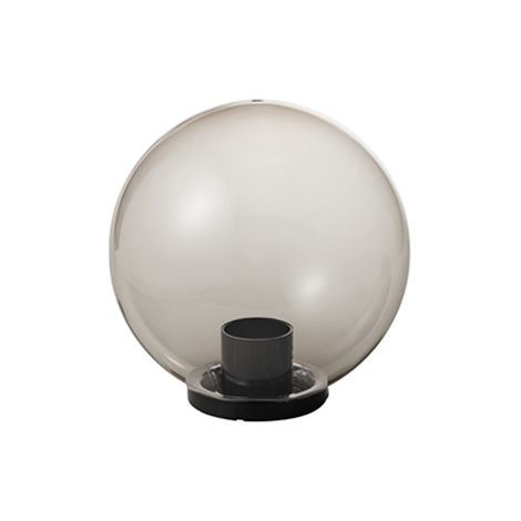 Lampione Sfera Acrilico E27 8W, Diametro 20 cm, Fumè
