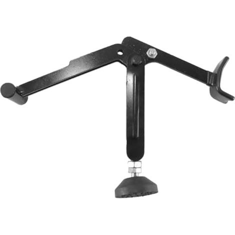 Support de roue moto portable, lève-roue avant/arrière, hauteur réglable pour nettoyage de chaîne. (1/5)