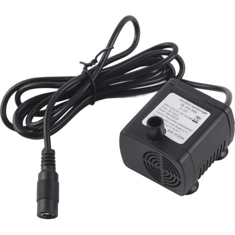 Minibomba de agua sumergible anfibia solar de 12 V CC para estanques y fuentes (1/4)