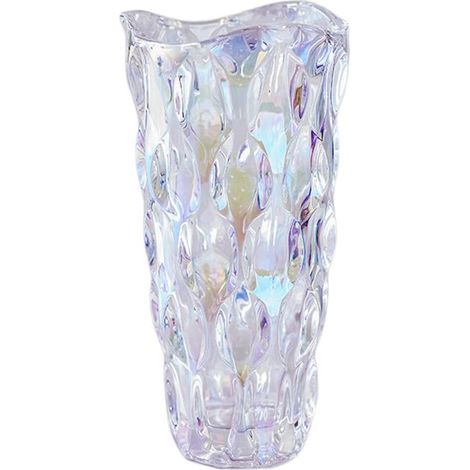 Vase de Fleurs en Verre épais de 1,6 kg, 24,1 cm, Style bohème, pour centres de Table, Mariage, Cadeaux, décoration d'intérieur Parfaite (1/5)