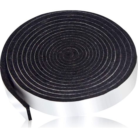 Joint de cheminée pour cordon de four, auto-scellant, 4,6 m, résistant à la chaleur, pour fenêtre de poêle, ouverture de 4,6 m (1/5)