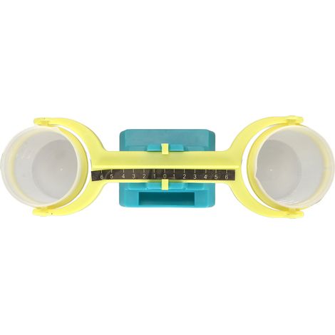 Balance à double godet éducative en plastique pour enfants et étudiants, servant à l'enseignement de la mesure des masses. (1/5)