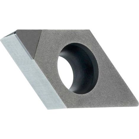 Drehwendeschneidplatte ISO DCMW 11T304FN:PD1 Bohrungs-D. 4,4mm Farbe Dunkelgrau