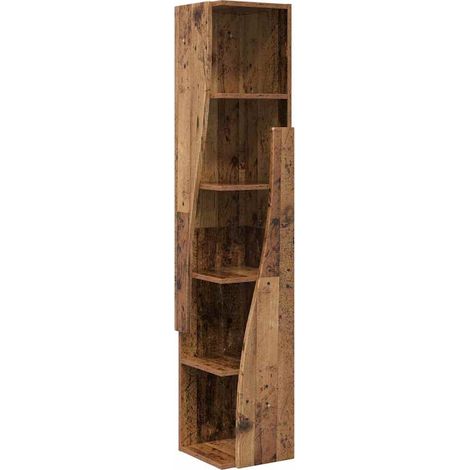 vidaXL Corner Cabinet 27.5 x 27 x 140 cm Engineered Wood Old Wood