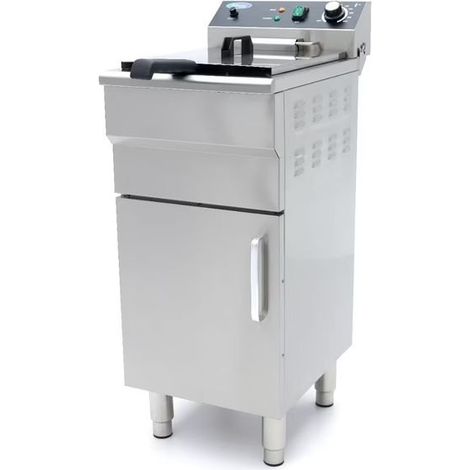 Friteuse Professionnelle ECO 16 L - 1 panier - avec robinet de vidange et support - 400V, MONO (1/5)