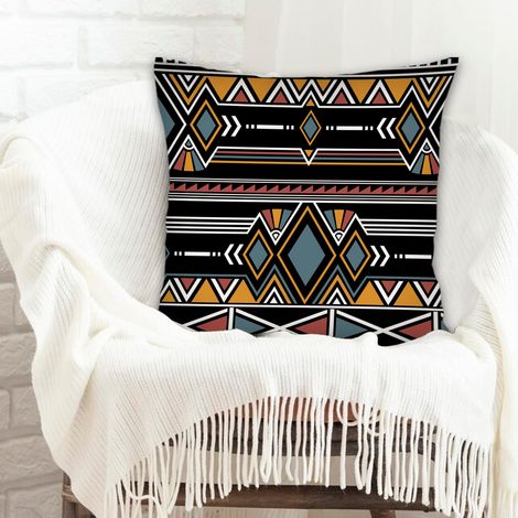 Housse de coussin 45x45 cm carrée doux pour canapé lit salon chambre à coucher (1/5)