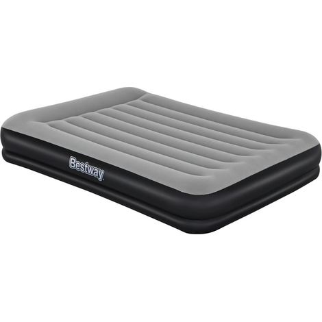 Bestway Matelas gonflable 2 personnes 203 x 152 x 36 cm avec pompe électrique intégrée coloris noir (1/10)