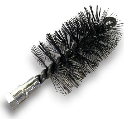 Brosse à tube PRO ACIER Ø 70 mm Raccord M12175 femelle Ame en acier torsadé Nettoyage brossage tube et canalisation Kibros 41SCA70