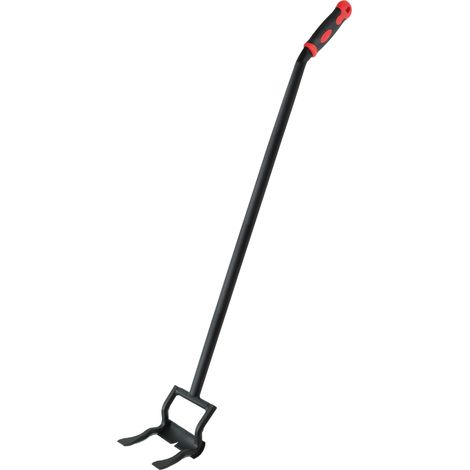 Mob Outillage – Barre à mine double avec poignée 900 mm – Structure métallique robuste – Poignée ergonomique 2-K – Largeur 210 mm – Pour travaux de levage
