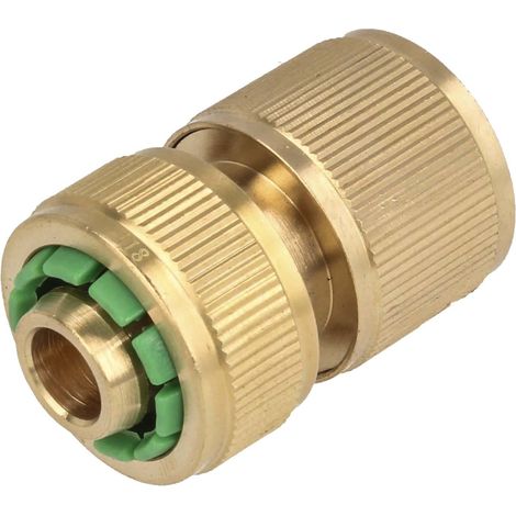 tecuro Schlauchanschlussstück ohne Stopp für Schlauch 1/2 Zoll (Ø 13 mm) MS-Stecksystem (1/4)