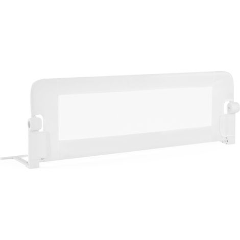 Foldable Bed Rail Swing Down Baby Bed Guard Rail-White (1/5)