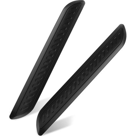 2 x Universal Car Corner Bumper Guard, Anti-Scratch Strips Stickers, Car Bumper (Black-2PCS) (1/5)