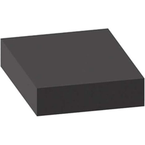 antiadherente de 15 mm de espesor de espuma protectora 1x1m negro