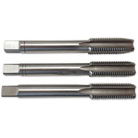 Tarauds hss 3 passes - jeu de 3 tarauds - taraudshssjeu : 10 x 100 fin