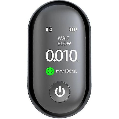 éthylotest sans contact, détecteur d'alcool, éthylotest électronique haute sensibilité TFT avec indicateur lumineux tricolore (1/3)