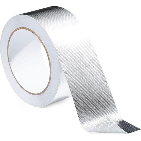 10M x 50mm Scotch Aluminium Anti Fuite, Ruban Adhésif Aluminium, Ruban Scellant Métallique En Pour Conduits D'air Haute Temperature,Isolation & Barrière contre Vapeur pour Lave-vaisselle (1/5)