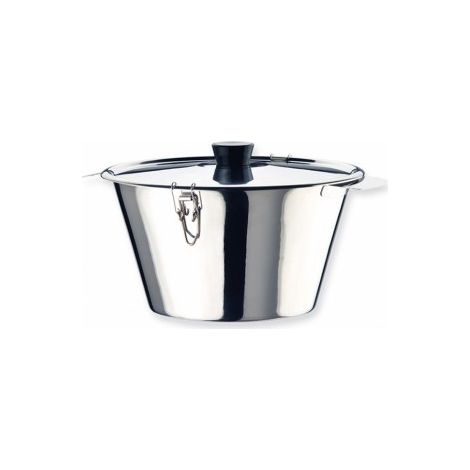 Stampo per flan INOX con coperchio 1 L 1/2
