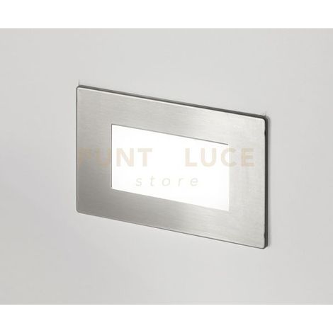 GES812- SEGNAPASSI SOLO CON SENSORE PER SCATOLA 503 A LED 3000K 200LM 2W BIANCO-NICKEL