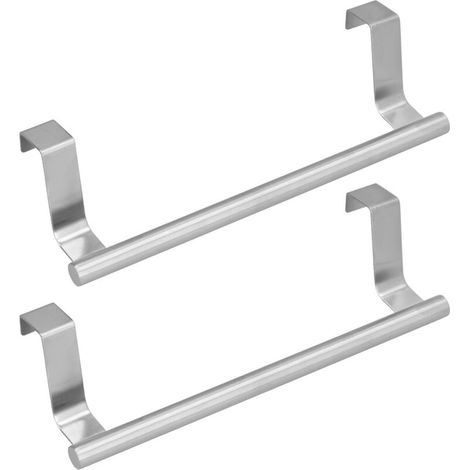 Set mit 2 Handtuchhaltern aus Edelstahl (36 cm), kein Bohren erforderlich, für Zuhause, Hotel und Wohnung (1/5)