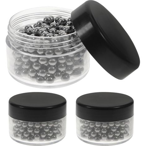 Boules Agitatrices Prévention Précipitation et Agitation en Acier Inoxydable 900 pour Mélange de Peinture, 3 Boîtes de Billes de Mélange de Pigments (1/5)