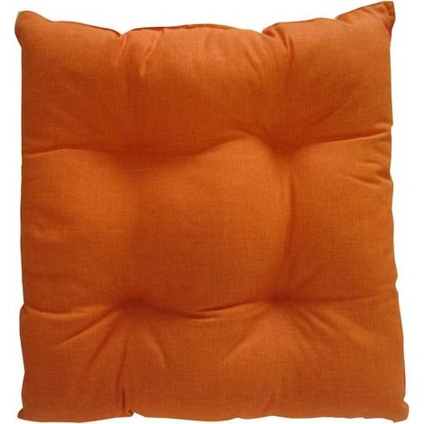 Morbiflex Coprisedia trapuntato cotone 40x40 cm arancio Made in Italy