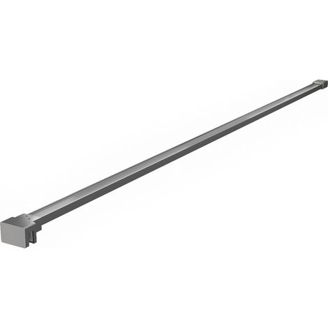 Mexen soporte para mampara de ducha, gun metal - 800-01-95 (1/2)