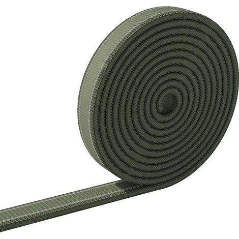 Barra conductora eléctrica flexible de 1 m, 24 V CC, 48 V CC, FiberFLEX, color verde. (1/5)