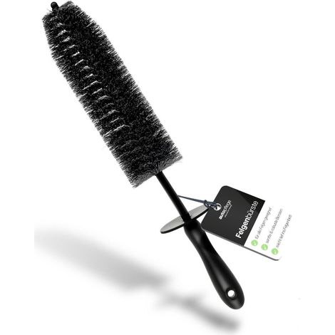 Brosse pour jantes extra longue, nettoyage doux et efficace, poils souples et résistants (1/5)