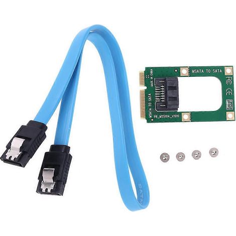 Câble d'extension SATA Mini vers 7 broches pour alimentation et données