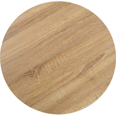 vidaXL Mesa de bistró MDF marrón claro 50 cm (1/2)
