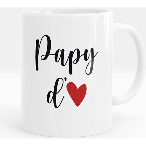 Mug - Tasse personnalisée - Papy d'amour - Mug Blanc (1/5)
