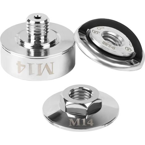 Adaptateur X-Lock pour meuleuse d'angle, écrou de serrage rapide M14, système de changement rapide X-Lock, s'adapte à toutes les meuleuses d'angle avec filetage M14 (1/5)