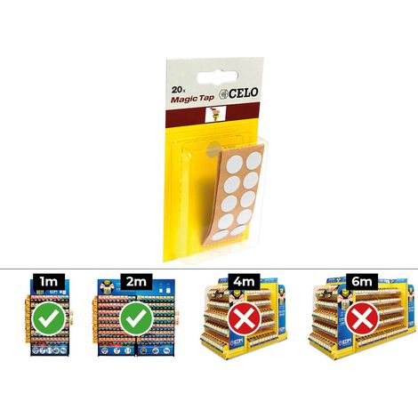 TAPON ADHESIVO BLANCO LISO 20 UDS. - EHLIS (1/2)