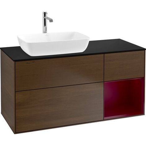 Villeroy & Boch F812HBGN Meuble sous lavabo Finion F81 (1/2)
