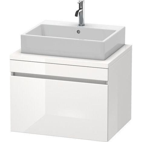 Consola baja DURASTYLE 512x700x548mm lino / blanco mate