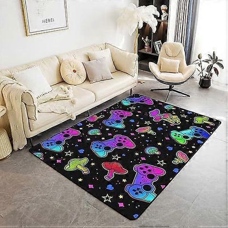 Tapis de jeu pour garçons, style gaming cool, tapis de chambre, déco chambre garçon, jeux vidéo, tapis de chambre ado style 8 (1/5)