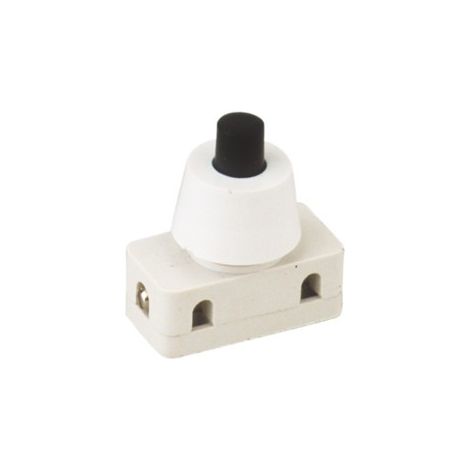 Pulsador Interruptor FLEXO 2A/250Vac Blanco