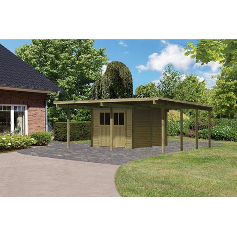 Carport doppel Eco 2A integr. Abstellraum