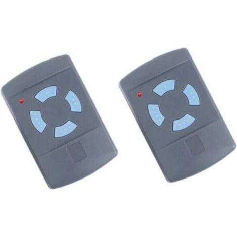 2PACK Télécommande de Garage Sdre HSM4 868 MHz avec 4 Boutons Couleur Bleue Remplacer Les émetteurs Hormann 868 MHz HS4 HSM2 HSP4 868 HS1 868 Tubauto HSM4 868 Tubauto HS4 868Fréquence