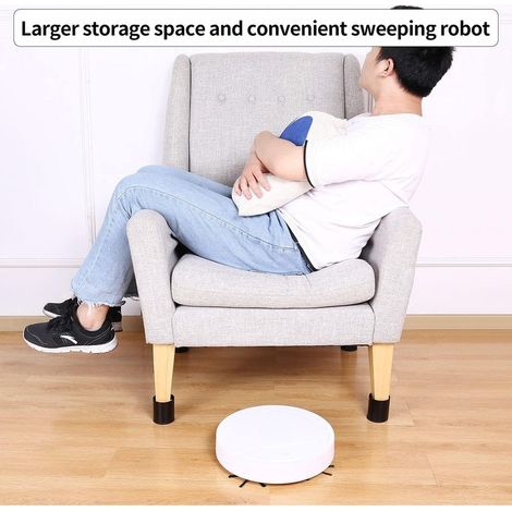 4er-Set Bettfüße aus Kohlenstoffstahl, Möbelfüße erhöhen die Höhe um 5 cm, tragen bis zu 4536 kg, Tisch-, Stuhl- oder Sofafüße, platzsparend für Büro und Schlafzimmer (1/5)