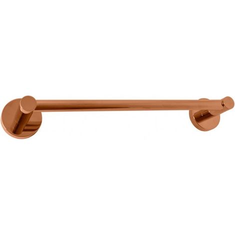 Porte-serviette mural COLORADO en laiton rose gold brossé 34,3x7,2cm (1/2)
