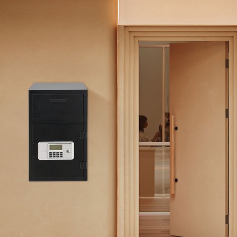 Einwurfbox für Geld und Post, Einwurfsafe, Kassentresor